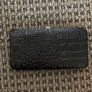 Black Print Wallet